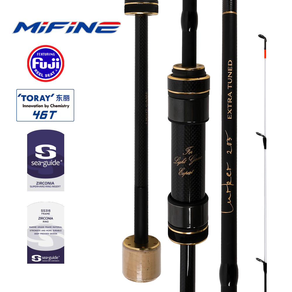 Kastking Reel Zephyr - MIFINE LURKER Tubular&Solid Tip Spinnrute XUL/UL/L