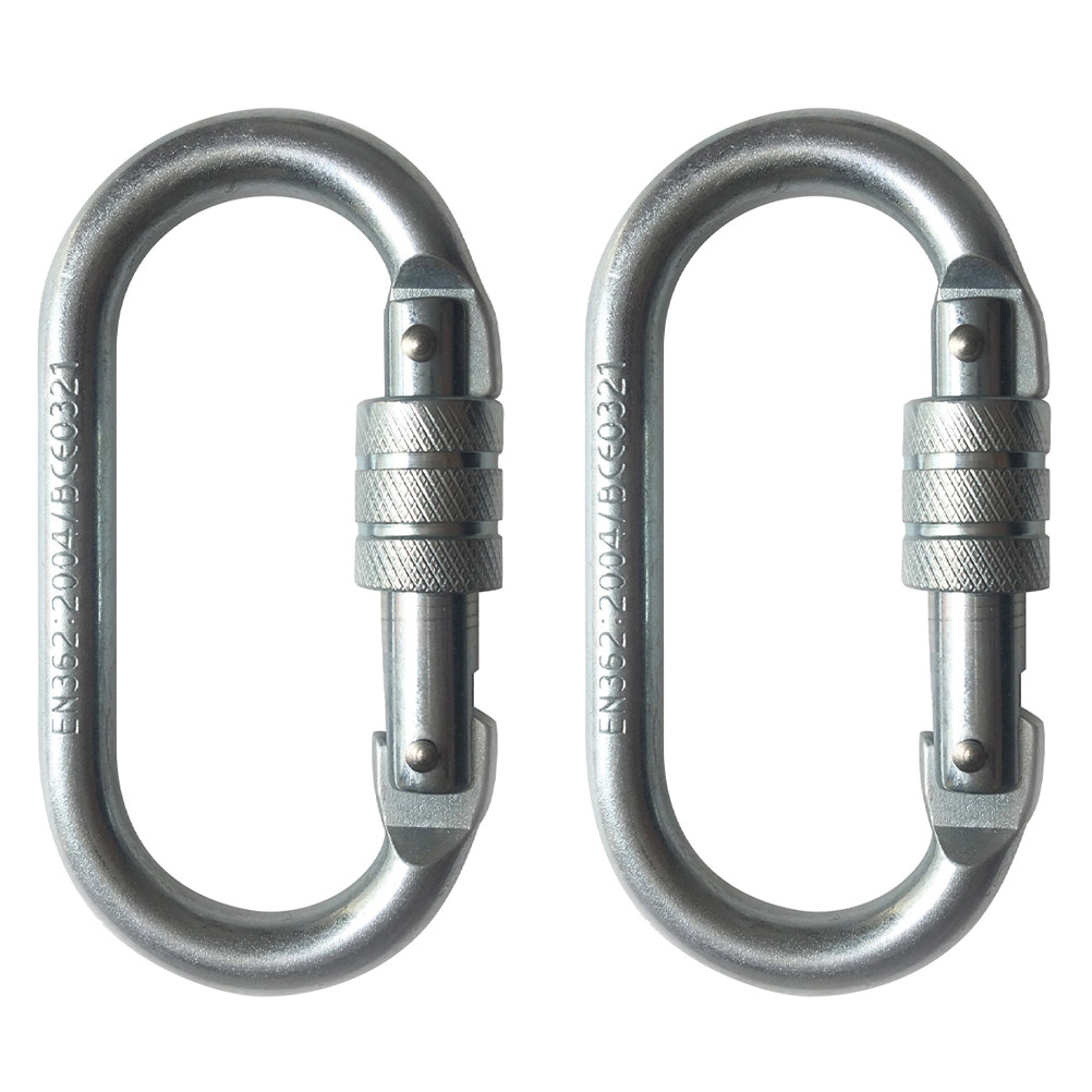 Fishing Hook - 2 Stück Sicherheitskarabinerhaken aus Stahllegierung, leicht
